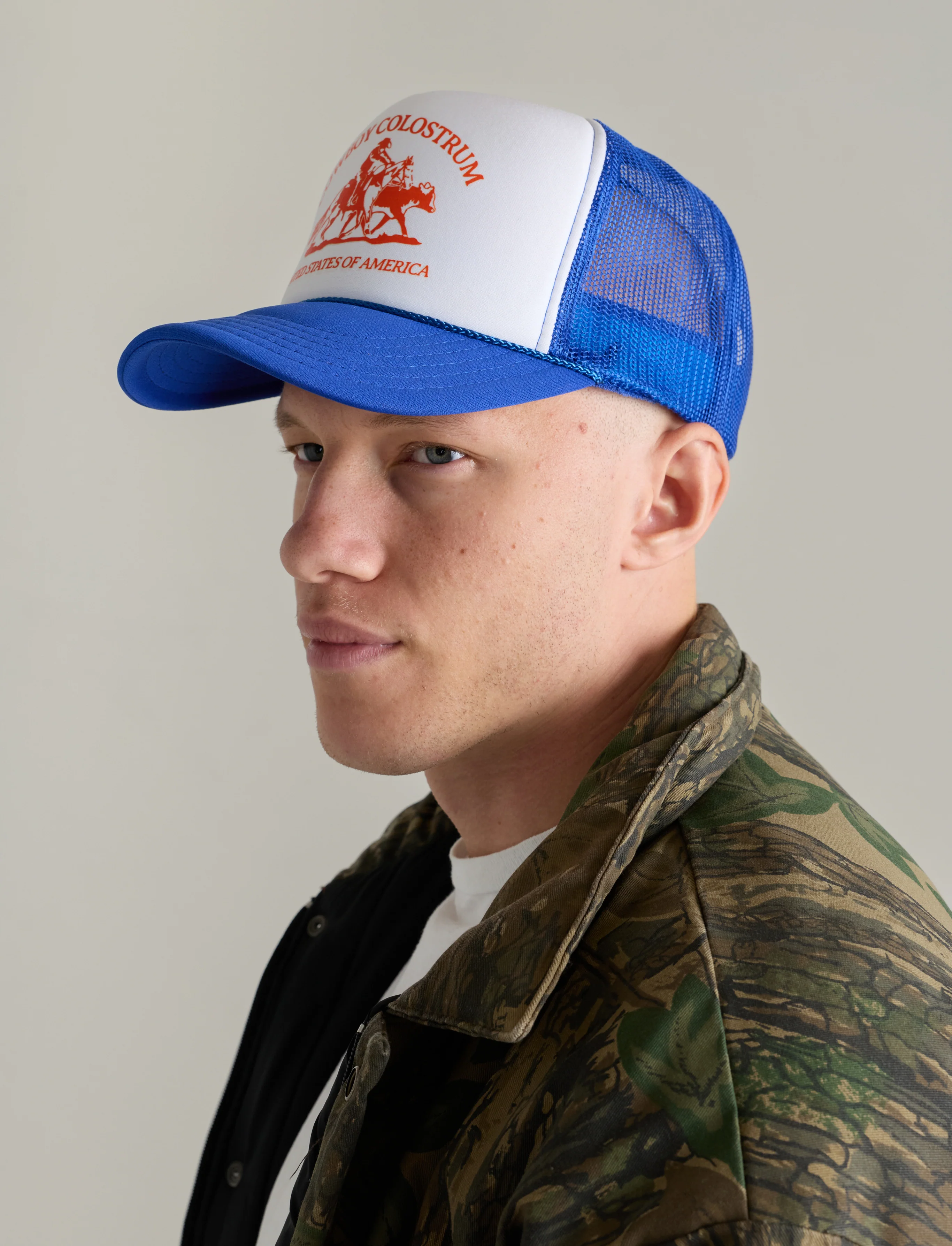 Blue USA Trucker Hat - Image 3